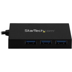 StarTech.com 4 Port USB 3.0 Hub - USB-A to USB-C & 3x USB-A SuperSpeed 5Gbps - Self or USB Bus Powered - USB 3.2 Gen 1 BC 1.2 Charging Hub