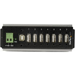 StarTech.com 7 Port USB 2.0 Hub - Metal Industrial USB Hub (USB-A to 7 USB-A) - Mountable, ESD/Surge Protection - Extended Operating Temp