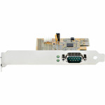 StarTech.com 1-Port PCI Express Serial Card, PCIe to RS232 (DB9) Serial Interface Card, 16C1050 UART, COM Retention, Low Profile, Win & Linux