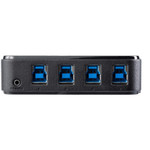 StarTech.com 4X4 USB 3.0 Peripheral Sharing Switch - USB Switch for Mac / Windows / Linux - 4 Port USB 3.0 Switch - USB A/B Switch