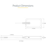 StarTech.com 4-Port USB-C Hub, 5Gbps, Bus Powered, 4x USB-A Ports, Optional Auxiliary Power, Portable USB Type-C Hub, 1ft/30cm Cable