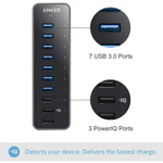 ANKER USB 3.0 7-Port Data & Charging Hub