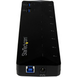 StarTech.com 10-Port USB 3.0 Hub with Charge and Sync Ports - 2 x 1.5A Ports - Desktop USB Hub and Fast-Charging Station