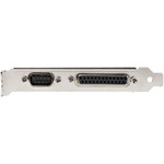 StarTech.com PCIe Card with Serial and Parallel Port, PCI Express Combo Expansion Adapter Card, 1xDB25 Parallel Port, 1x RS232 Serial Port
