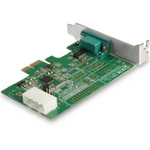 StarTech.com 1-port PCI Express RS232 Serial Adapter Card - PCIe Serial DB9 Controller Card 16950 UART - Low Profile - Windows/Linux