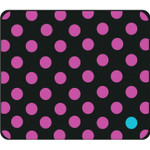 OTM Classic Prints Black Mouse Pad, Dotty Gone Violet