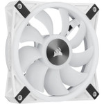 Corsair iCUE QL120 RGB 120mm PWM White Fan - Triple Fan Kit With Lighting Node CORE - 3 Pack