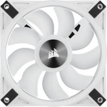 Corsair iCUE QL120 RGB 120mm PWM White Fan - Triple Fan Kit With Lighting Node CORE - 3 Pack