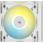 Corsair iCUE AF120 RGB SLIM 120mm PWM Fluid Dynamic Bearing Fan - White Twin Pack - 2 Pack