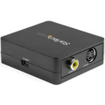 StarTech.com 1080p VGA to RCA and S-Video Converter - USB Powered - High Resolution VGA Input with Dynamic Scaling (VGA2VID2)