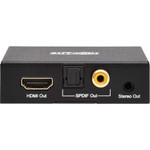Tripp Lite 4K HDMI Audio De-Embedder/Extractor with TOSLINK, RCA and 3.5 mm Stereo Output, 5.1 Channel, HDCP 2.2, 4K 60 Hz