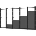 Peerless-AV SEAMLESS Kitted DS-LEDZRD-5X5 Wall Mount for LED Display, Video Wall - Black, Silver - TAA Compliant