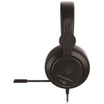 Plugable Performance Onyx Gaming Headset with Retractable Microphone, Noise Isolation, Memory Foam Ear Cushions