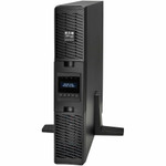 Eaton Tripp Lite series UPS Smart Online 2200VA 1800W Rackmount 120V LCD USB DB9 Preinstalled WEBCARDLXE 2URM