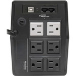 Tripp Lite UPS 500VA 360W Line-Interactive UPS with 6 Outlets AVR 120V 50/60 Hz LCD USB Tower