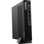 Lenovo ThinkStation P360 30FA001YUS Workstation - 1 x Intel Core i5 Hexa-core (6 Core) i5-12500T 12th Gen 2 GHz - 32 GB DDR5 SDRAM RAM - 1 TB SSD - Tiny - Black