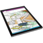 Microsoft Surface Pro 4 Tablet - 12.3" - Core M 6th Gen - 4 GB RAM - 128 GB SSD - Windows 10 Pro - Silver - Demo