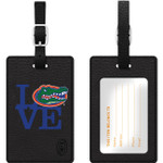 OTM Black Leather Love V1 Bag Tag University of Florida