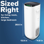 Filtrete Smart Room Air Purifier FAP-ST02, Large Room, White
