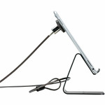 CTA Digital Tablet Desktop Security Kit with Display Stand and Theft-Deterrent Cable