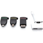 C2G HDMI Adapter Ring with Mini DP, DisplayPort, USB-C & Lightning
