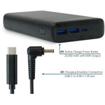 JAR Systems Adapt4 USB-C Charging Station with Active Charge Upgrade and Asus Connectors - ADAPT4-ACTIV - Desktop Charging System with Charger, 4X Power Banks, and 4 Adapter Cables