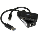 StarTech.com 2-in-1 Accessory Kit for Surface and Surface Pro 4 - mDP to HDMI or VGA - USB 3.0 to GbE - Also works with Surface Pro 3 and Surface 3