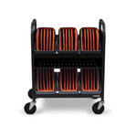 Bretford CUBE Transport Charging Cart with Caddies - 30 Devices