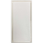 Tripp Lite Blank Snap-In Insert, European Style, Vertical, 22.5 x 45 mm, White
