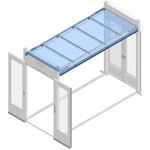 Tripp Lite Roof Panel Kit for Hot/Cold Aisle Containment System - Wide 750 mm Racks