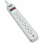 Tripp Lite Protect It! 6-Outlet Surge Protector 4 ft. (1.22 m) Cord 790 Joules Diagnostic LED Light Gray Housing