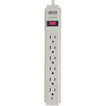 Tripp Lite Protect It! 6-Outlet Surge Protector 4 ft. (1.22 m) Cord 790 Joules Diagnostic LED Light Gray Housing