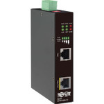 Tripp Lite Industrial Gigabit Ethernet PoE injector 90W PoE++ 802.3bt Midspan -40? to +75? IP30 housing Dual 24-57VDC DIN rail 1 Port
