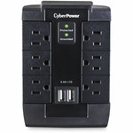 CyberPower CSP600WSU Professional 6 - Outlet Surge with 1200 J