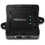 TRENDnet Gigabit PoE Splitter, 1 x Gigabit PoE Input Port, 1 x Gigabit Output Port, Up to 100m (328 ft), Supports 5V, 9V, 12V Devices, 802.3af PoE Compatible, PoE Powered, Black, TPE-104GS