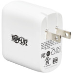 Tripp Lite Compact USB C Wall Charger - GaN Technology, 65W PD Charging, White