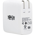 Tripp Lite Compact 1-Port USB-C Wall Charger GaN Technology 100W PD3.0 Charging White