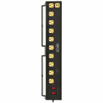 Tripp Lite Protect It! 10-Outlet Surge Protector with Swivel Light Bars - 5-15R Outlets, 2 USB Ports, 10 ft. (3 m) Cord, 4500 Joules, Black