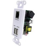 VisionTek 802.3af PoE Splitter with 5 Volt Output | Power Over Ethernet Compatible with 5v USB Devices - Tablets - Raspberry Pi and More (5 Volt 10 Watt - in-Wall Outlet)