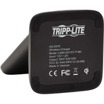 Tripp Lite 10W Wireless Fast-Charging Stand With International AC Adapter, Black