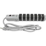 Monoprice 8-Outlet Rotating Surge Protector Power Strip - 2160 Joules