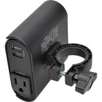 Tripp Lite AC/USB Charging Clip for Display Mounts w/ 2 USB Ports & 2 5-15R