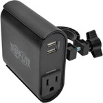 Tripp Lite AC/USB Charging Clip for Display Mounts w/ 2 USB Ports & 2 5-15R