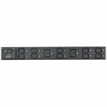 Tripp Lite series 8.6kW 200-240V 3-Phase IsoBreaker Managed PDU - Gigabit, 36 Outlets, L15-30P Input, LCD, 10 ft. (3 m) Cord, 0U, 70 in. (1.8 m) Height, TAA