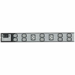 Tripp Lite series 8.6kW 200-240V 3-Phase IsoBreaker Managed PDU - Gigabit, 36 Outlets, L15-30P Input, LCD, 10 ft. (3 m) Cord, 0U, 70 in. (1.8 m) Height, TAA