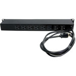 StarTech.com Rackmount PDU with 8 Outlets with Surge Protection - 19in Power Distribution Unit - 1U