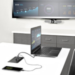 StarTech.com Conference Room Docking Station, In-Table Universal Laptop Dock, HDMI/60W PD/USB Hub/GbE/Audio, Huddle/Boardroom Connectivity