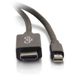 C2G 6ft Mini DisplayPort to HDMI Cable - Mini DP to HDMI Adapter Cable - M/M