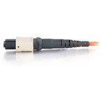 C2G-10m MTP 50/125 OM2 Multimode PVC Fiber Optic Cable - Orange