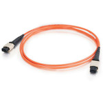 C2G-30m MTP 50/125 OM2 Multimode LSZH PVC Fiber Optic Assembly Ribbon Cable - Orange